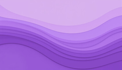 Fototapeta premium Stylish abstract background with layered wavy lines in various shades of purple, creating a modern and elegant design