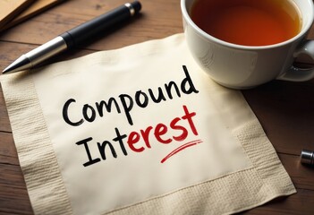 Compound Interest Note on Napkin