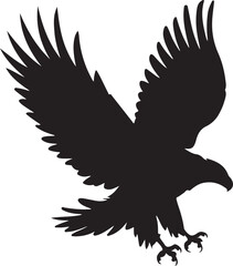eagle silhouette vector
