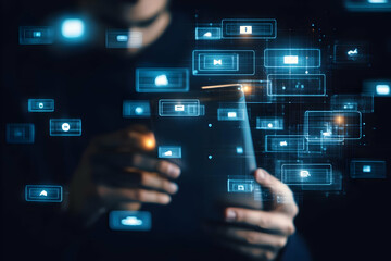 Digital Interface Illustration