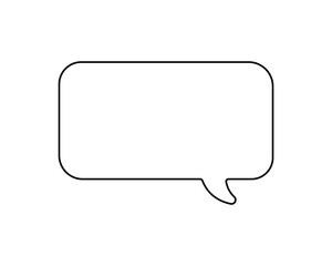 Speech bubbles. Speak bubble text, cartoon chatting box, talk bubble, message box. Blank empty speech bubbles.. Vector