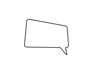Speech bubbles. Speak bubble text, cartoon chatting box, talk bubble, message box. Blank empty speech bubbles.. Vector