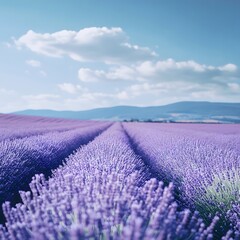 Obraz premium Lavender Fields in Bloom