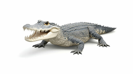 Fototapeta premium 3D Alligator Illustration