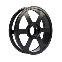 Sleek black alloy wheel design for modern vehicles