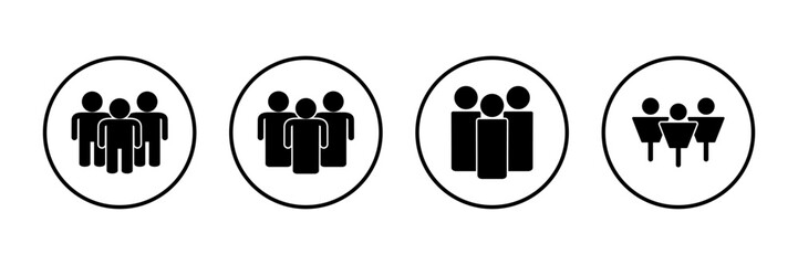 people icon vector isolated on white background. person icon. User vector icon