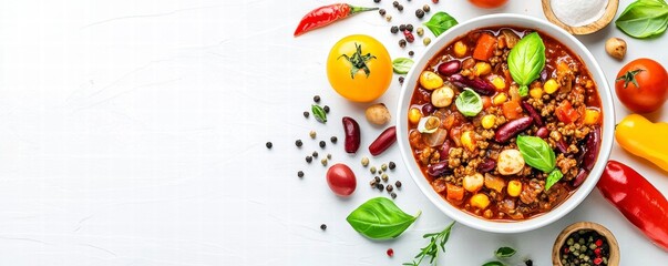 Delicious Chili Con Carne with Fresh Ingredients