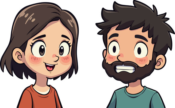 Animated Characters Expressing Emotions