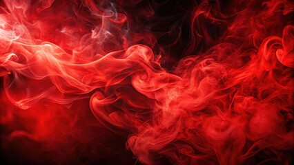 Obraz premium Abstract background of bright red smoke swirling around , vivid, colorful, abstract, design, artistic, dynamic, vibrant