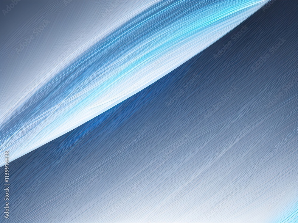 Poster white and blue curve line, rough abstract background with gradient color, and shine grainy noise and