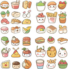 Cute Sushi and Sashimi Collection