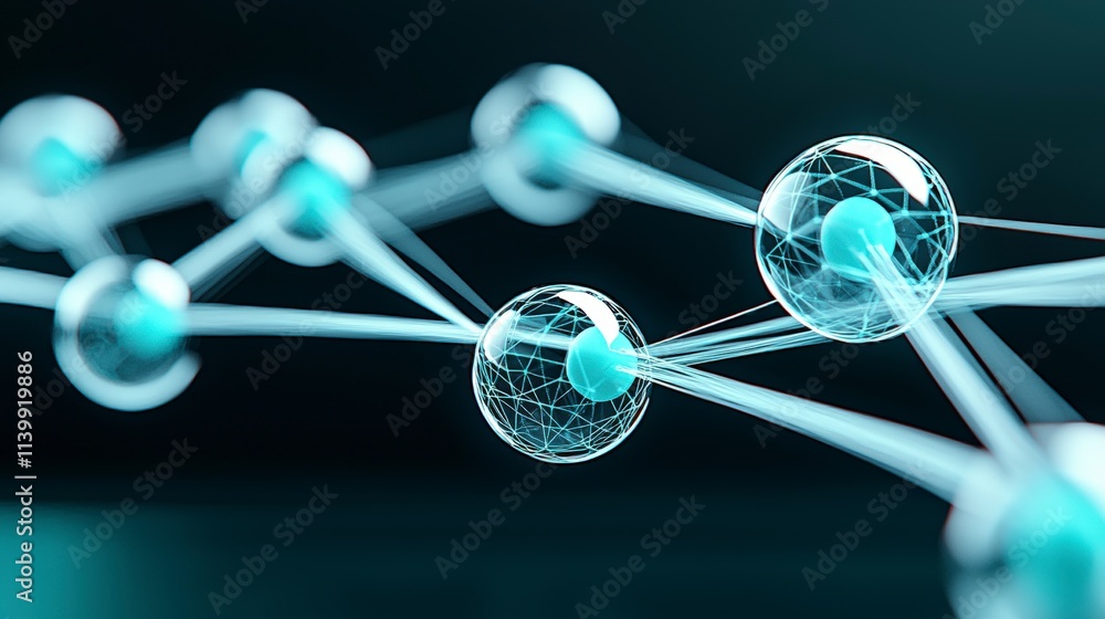 Poster abstract network connection global communication digital technology and connectivity