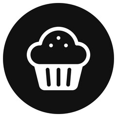 Editable cupcake, muffin vector icon. Food, restaurant. Part of a big icon set family. Perfect for web and app interfaces, presentations, infographics, etc