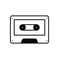 Cassette vector icon
