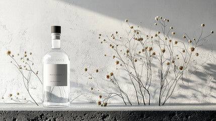 beverage bottle mockup