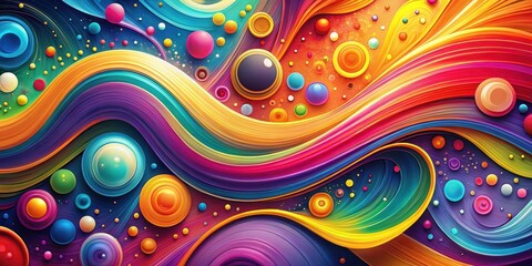 Abstract colorful background with vibrant hues and dynamic patterns, colorful, abstract, background, vibrant, hues, dynamic
