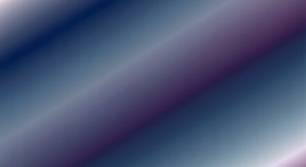 Fototapeta premium Abstract Diagonal Gradient: A soothing and ethereal gradient background featuring diagonal stripes of soft blue, purple and grey hues. This subtle gradient evokes a sense of depth, movement.