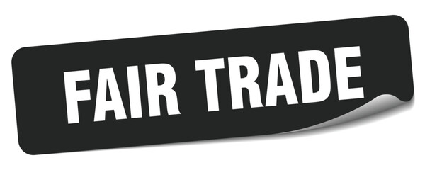 Fototapeta premium FAIR TRADE sticker