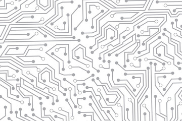Abstract futuristic circuit board Illustration, Circuit board with various technology elements. Circuit board pattern for technology background. Vector illustration
