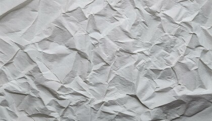 Fototapeta premium 薄いライトグレーの紙の表面にできた細かなしわ模様