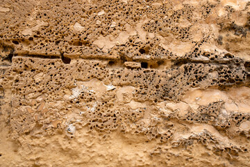 Background – sand stone stone wall