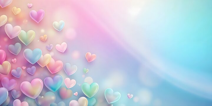 Blurred valentines day background concept