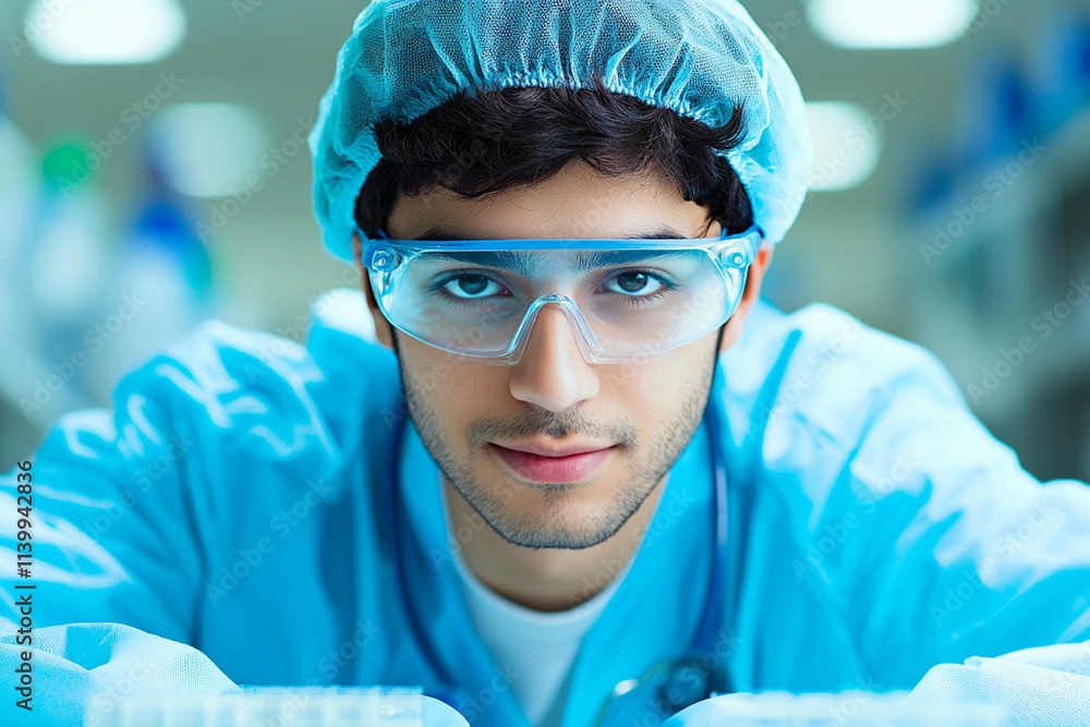 Poster quality controller uses lab equipment for testing