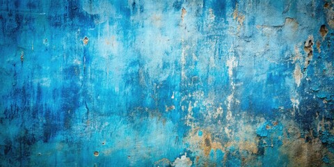 Obraz premium Modern blue grunge texture creates minimalist abstract art, perfect for artistic wall decor.