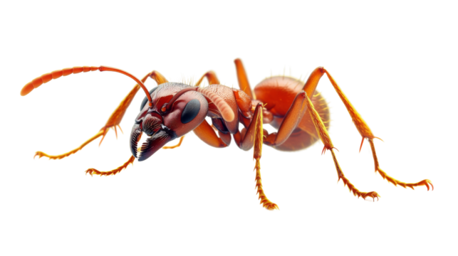 Ant, isolated on transparent background