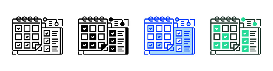 Calendar Outline Icon. linear style sign for mobile concept and web design. Outline vector icon. Symbol, logo illustration