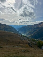 landscape with clouds