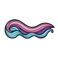 Generate a captivating image of a smooth, flowing wave pattern exhibiting a soft pastel gradient.  The waves should be elegant and subtly textured.