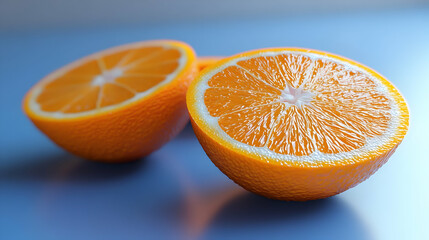 Vibrant Orange Slices 3D Render