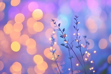 Fototapeta premium abstract bokeh background purple and black