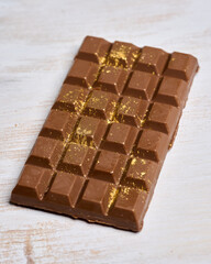 Dubai chocolate closeup