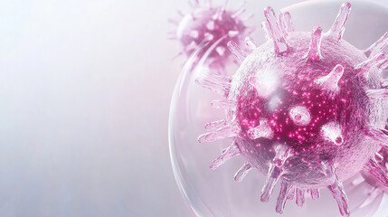 Norovirus spreads easily but prevention and treatment reduce infection. Norovirus Pathogen Transmission in Glowing Holographic Form