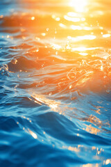 sun on water