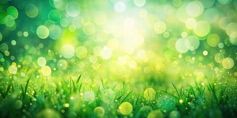 Obraz premium Vintage Style Abstract Green Gradient Background - Fresh Nature Inspired Blurry Green Hues for Aesthetic Designs and Creative Projects