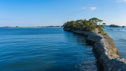 天然の桟橋 表松島　馬の背