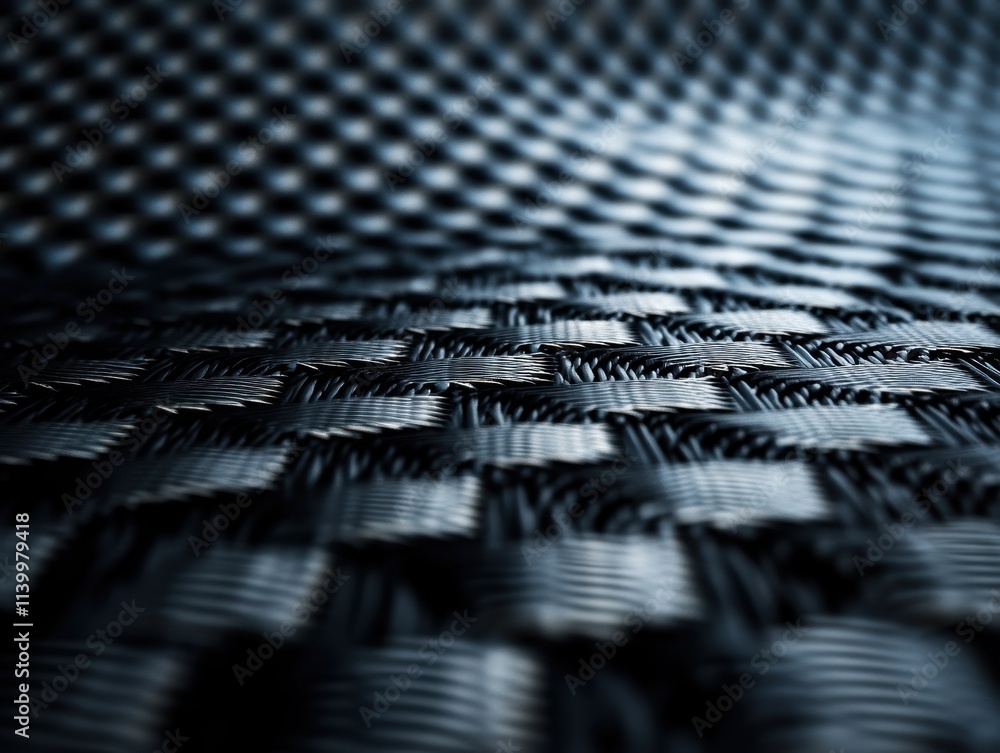 Poster close-up of a textured woven material, showcasing intricate patterns.