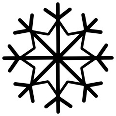 snowflake on white background