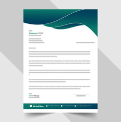 Professional company letterhead template, creating a professional appearance with basic letterhead.

