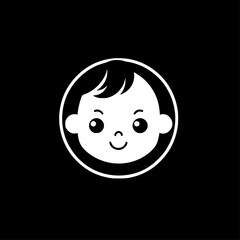 Fototapeta premium Baby | Minimalist and Simple Silhouette - Vector illustration