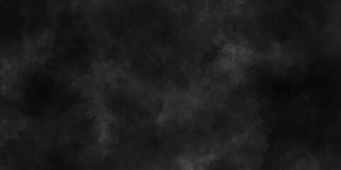 Abstract smoke on black background texture. dark grunge concrete wall texture. dark black and gray smooth smoke, fog abstract steam background with clouds backdrop design. dark paper texture.