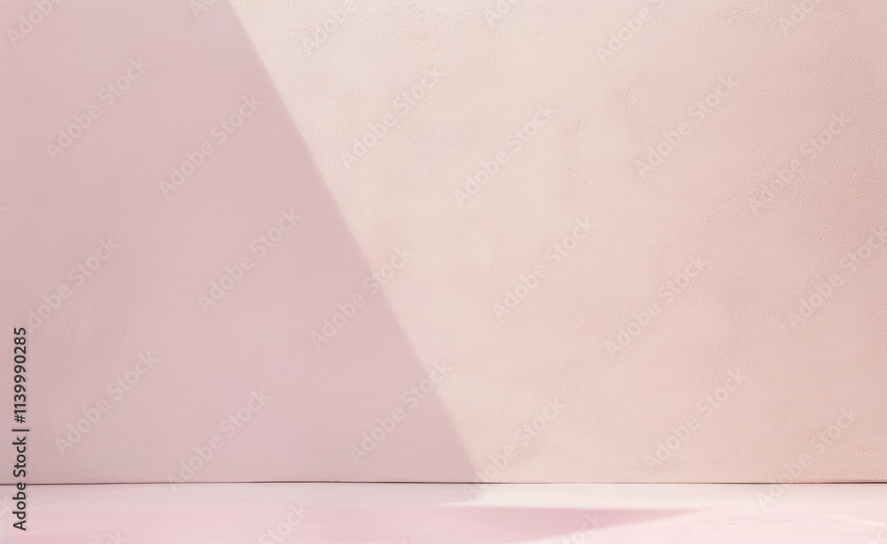 Poster a soft, pastel-colored background with gentle shadows, creating a minimalist and serene visual effec
