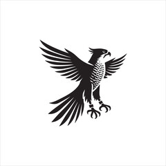 eagle with wings vector