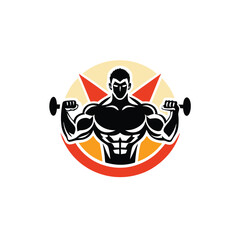 Design a logo for a new fitness equipment brand; powerful, dynamic, and modern.  Target audience is health-conscious millennials.