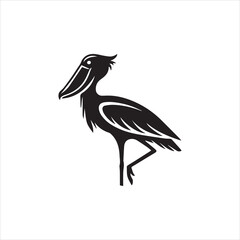 illustration of a stork