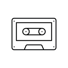 Cassette vector icon