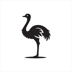 black and white crane